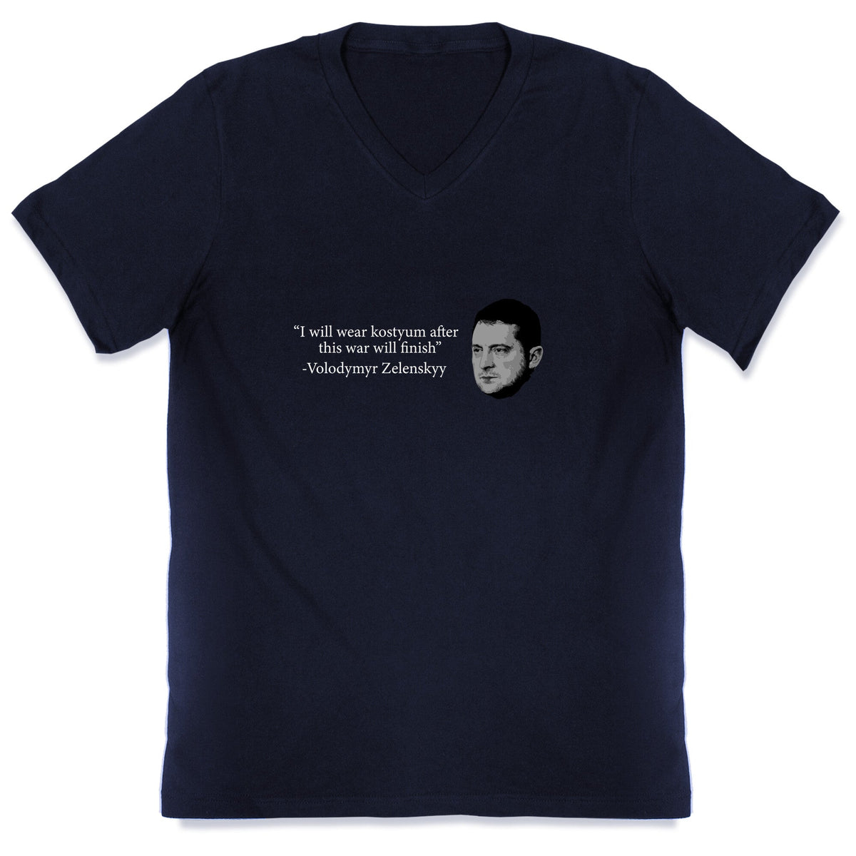 Zelensky Trump Costume Quote V-Neck Unisex