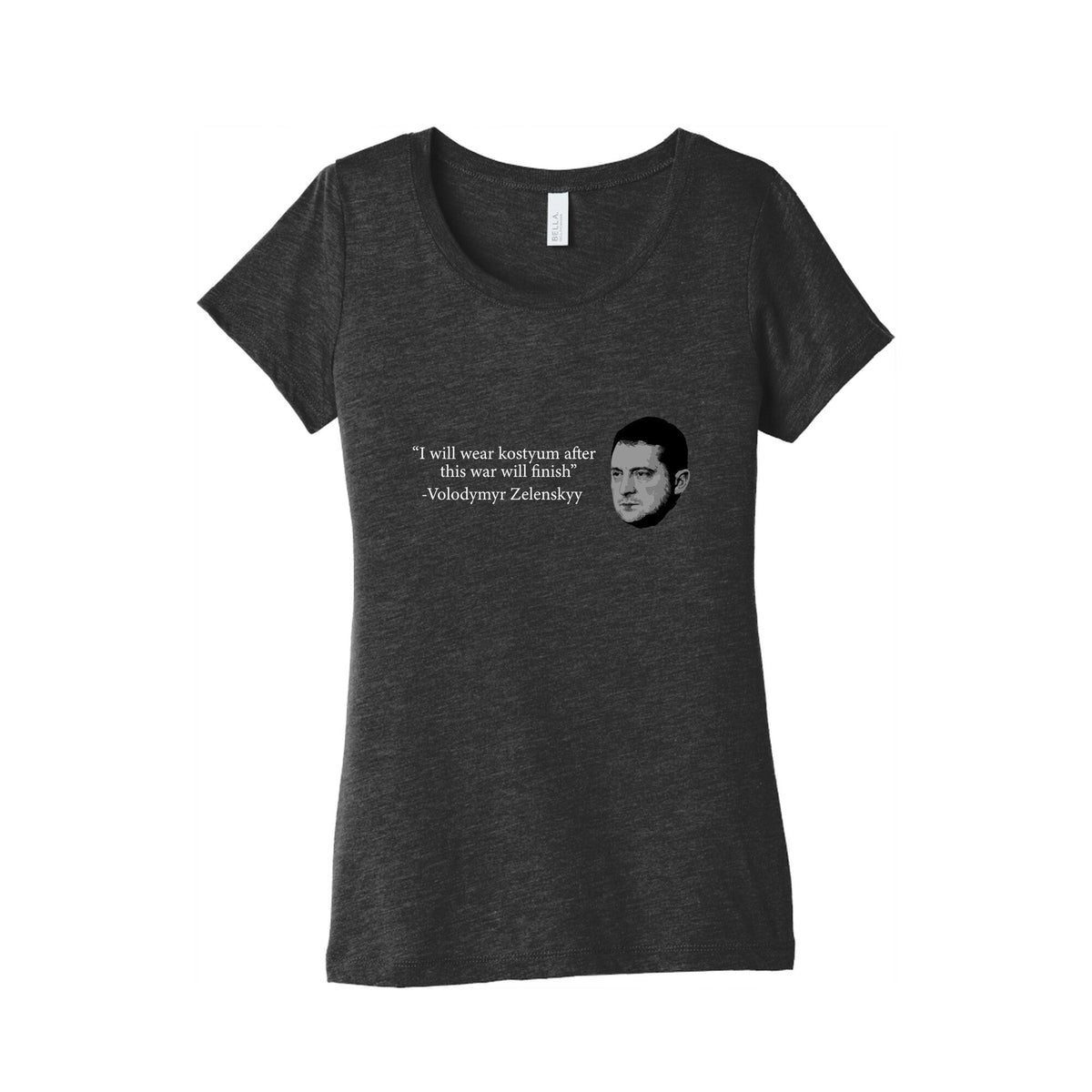 Zelensky Trump Costume Quote Womens Triblend Tee Unisex