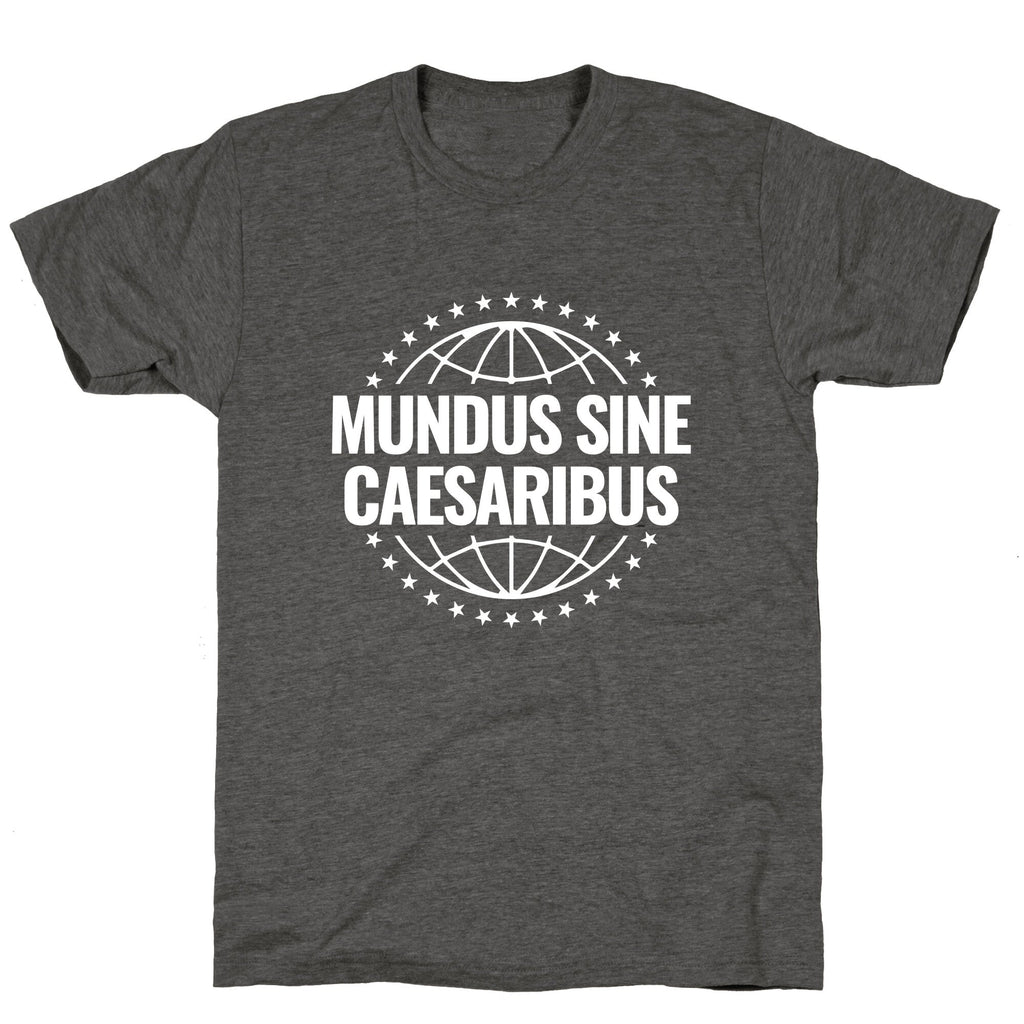 Mundus Sine Caesaribus Quote Unisex Triblend Tee Unisex