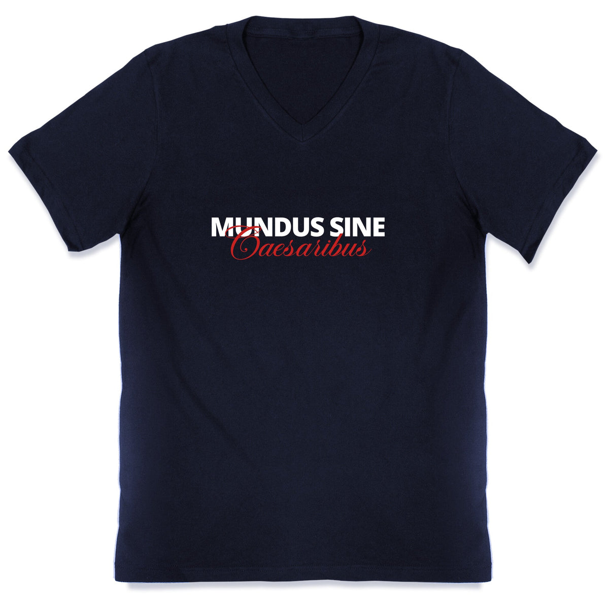 Mundus Sine Caesaribus CEO Quote V-Neck Unisex