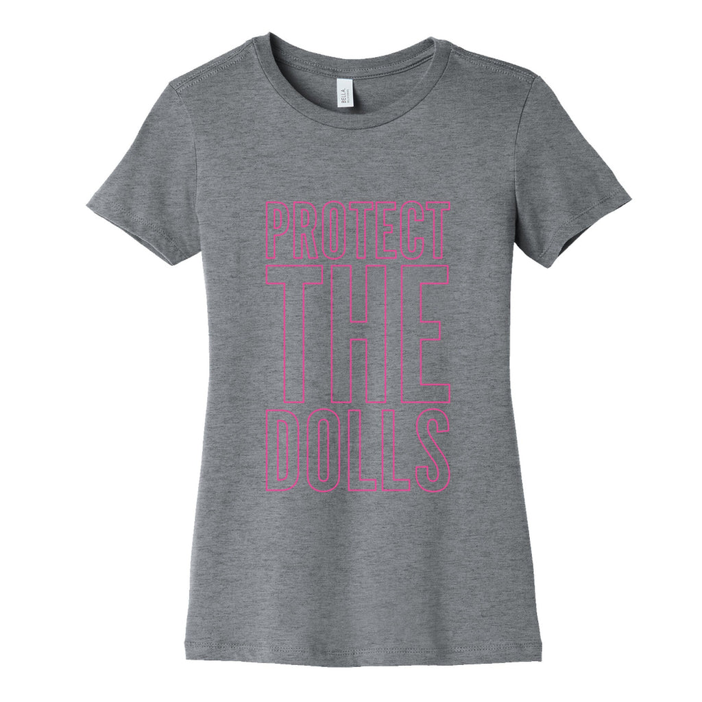 Protect The Dolls Trans Rights Womens Cotton Tee Unisex