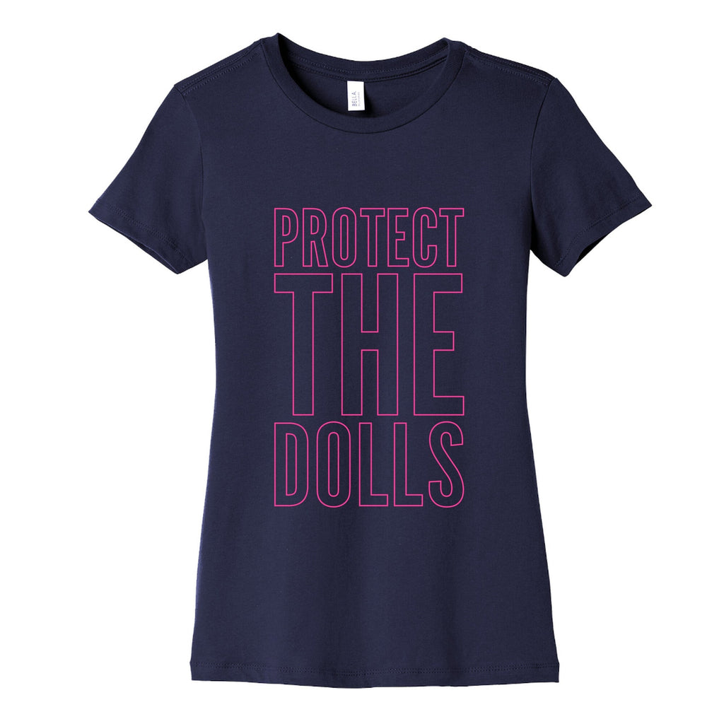 Protect The Dolls Trans Rights Womens Cotton Tee Unisex