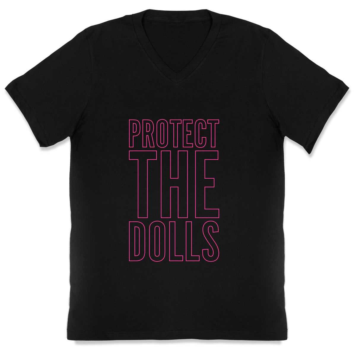 Protect The Dolls Trans Rights V-Neck Unisex