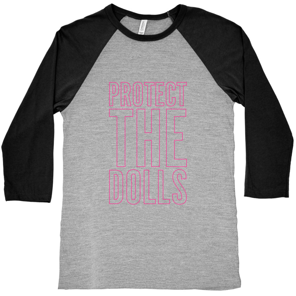Protect The Dolls Trans Rights Baseball Tee Unisex
