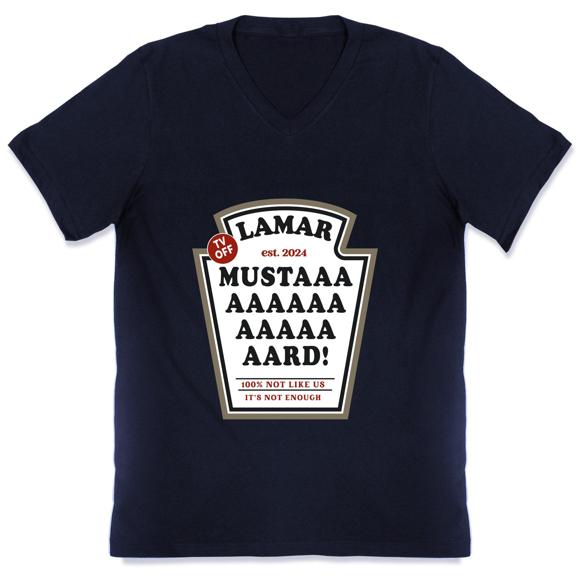 Kendrick Mustard TV Off V-Neck Unisex
