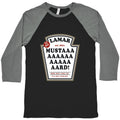 Kendrick Mustard TV Off Baseball Tee Unisex