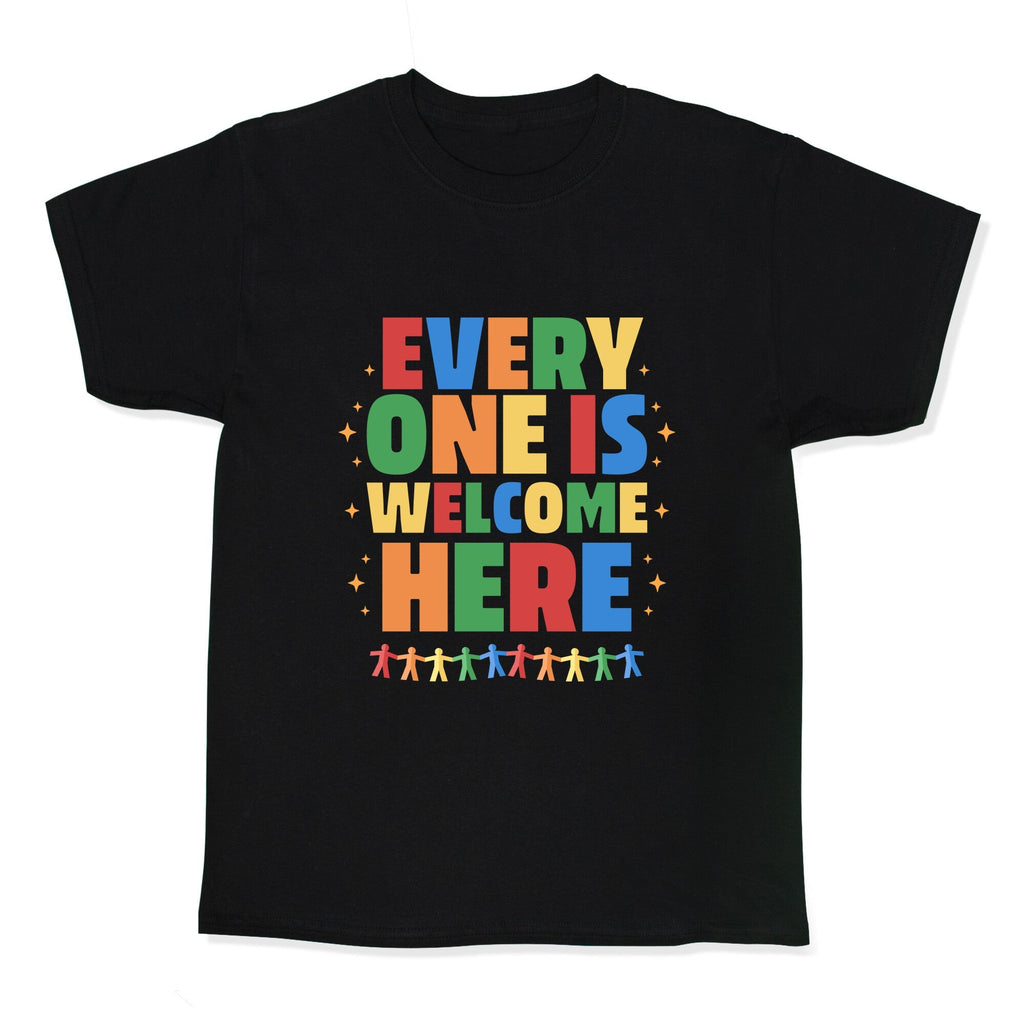 Everyone Is Welcome Here Kids Tee Unisex