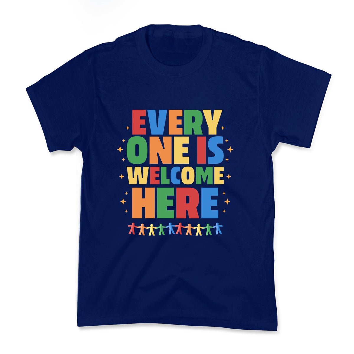 Everyone Is Welcome Here Kids Tee Unisex