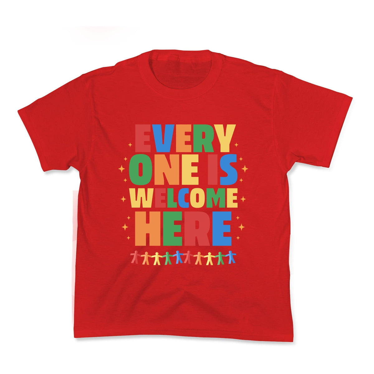Everyone Is Welcome Here Kids Tee Unisex