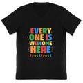 Everyone Is Welcome Here V-Neck Unisex