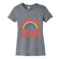 Everyone Is Welcome Here Rainbow Womens Cotton Tee Unisex