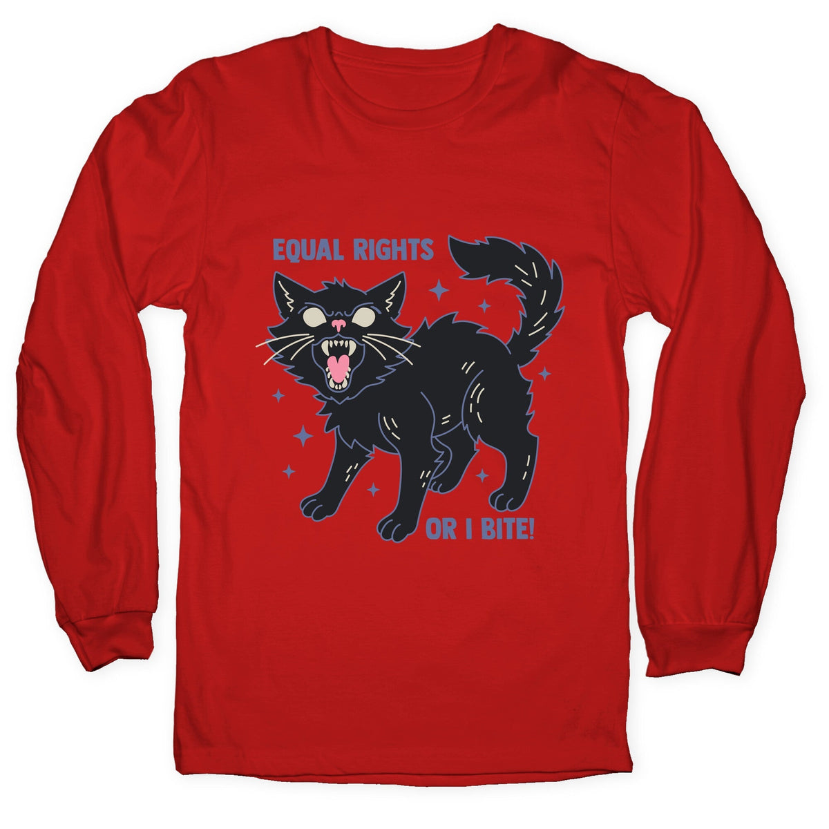 Equal Rights or I Bite Longsleeve Tee Unisex