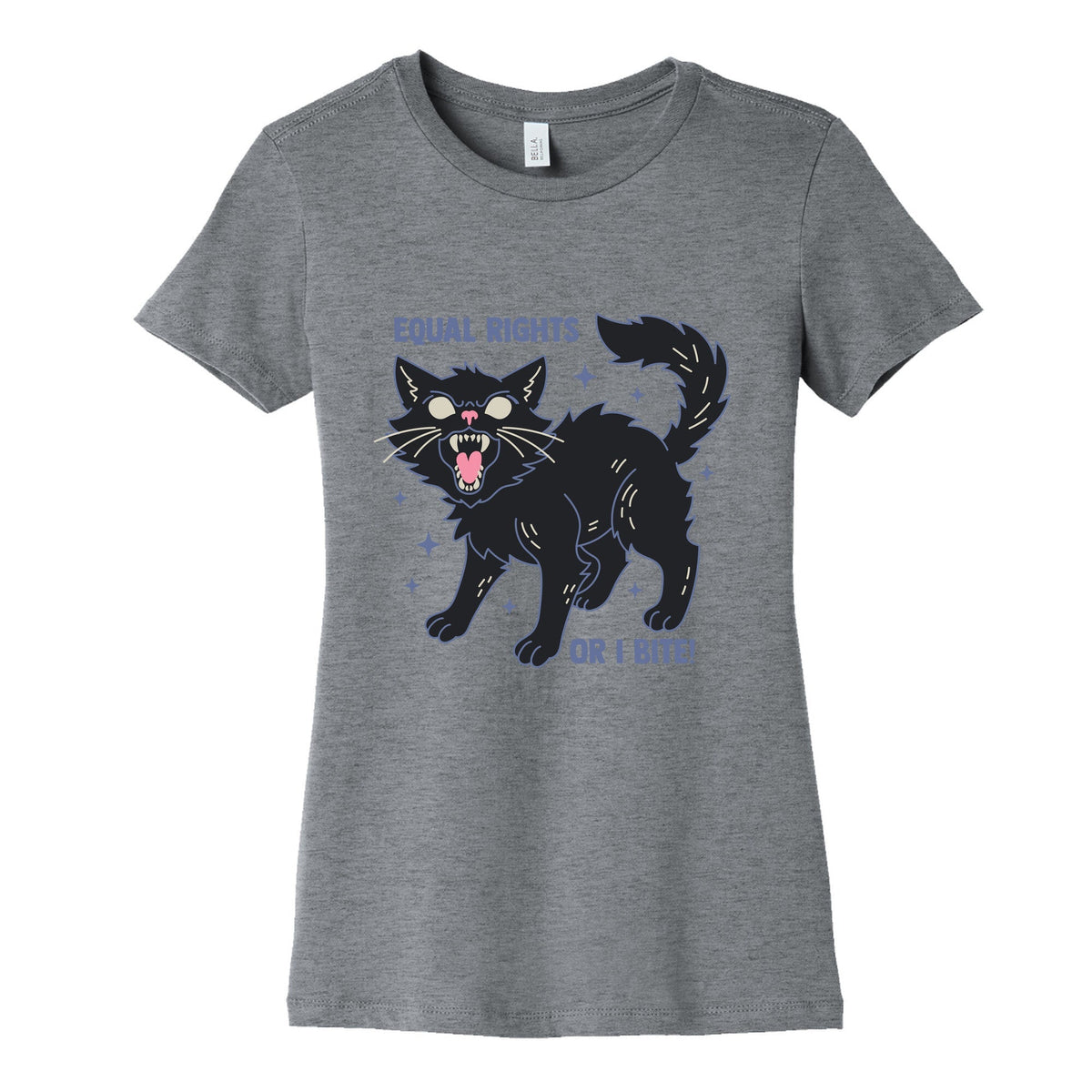 Equal Rights or I Bite Womens Cotton Tee Unisex