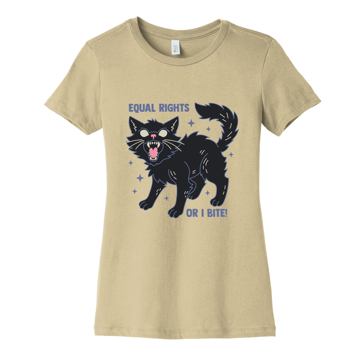 Equal Rights or I Bite Womens Cotton Tee Unisex