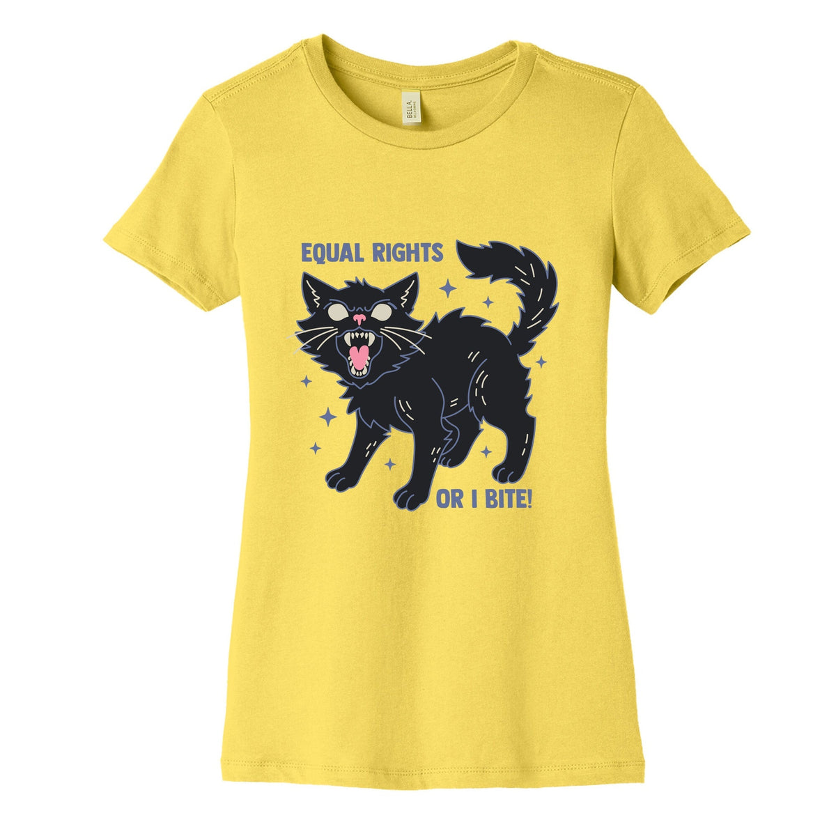 Equal Rights or I Bite Womens Cotton Tee Unisex