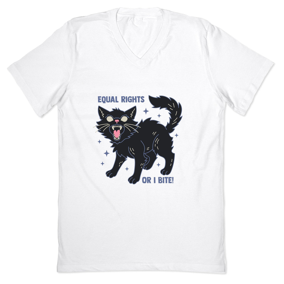 Equal Rights or I Bite V-Neck Unisex