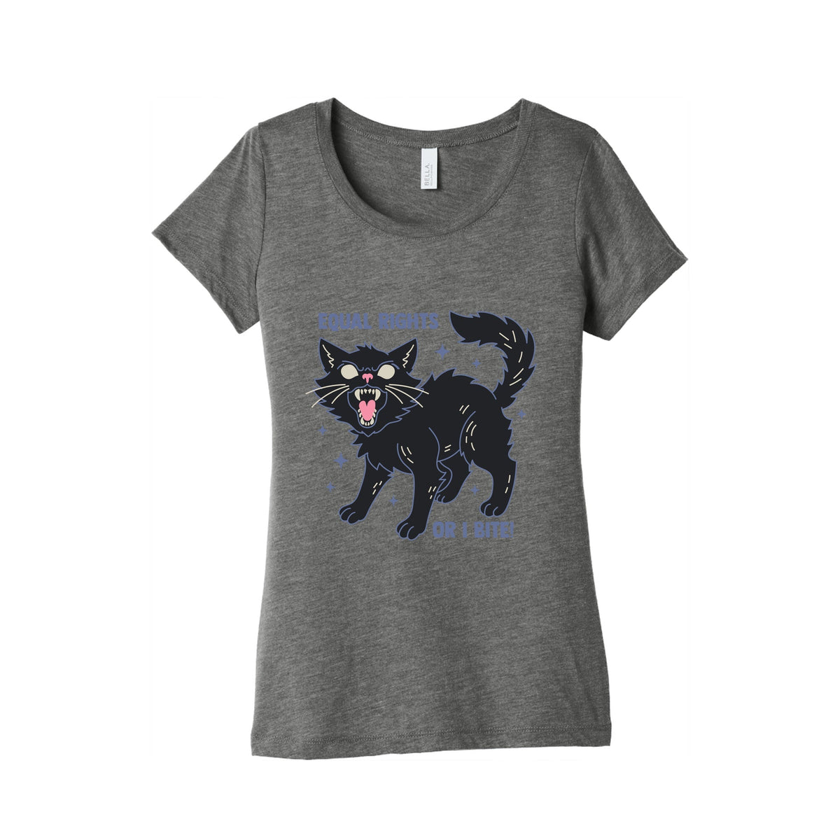 Equal Rights or I Bite Womens Triblend Tee Unisex