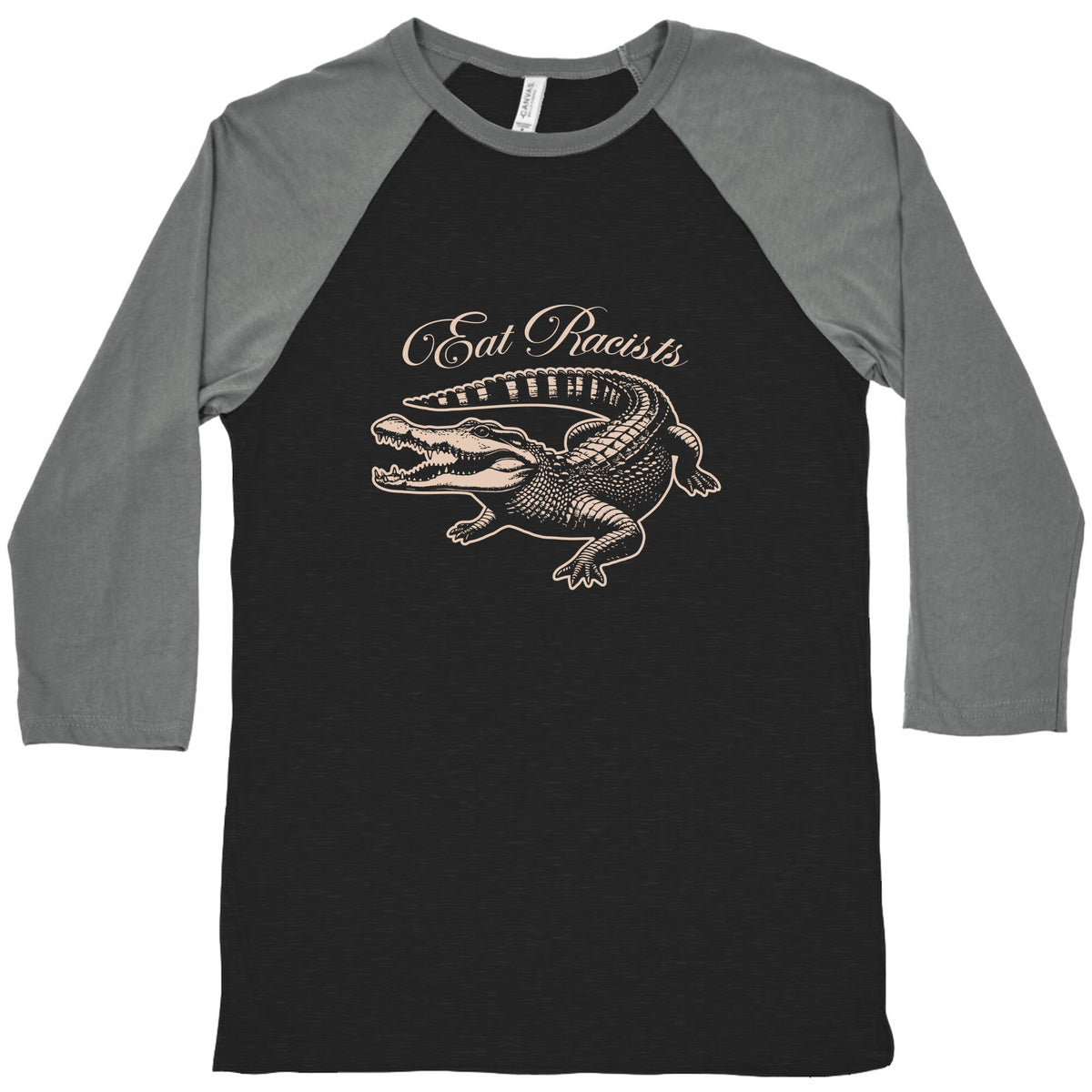 Eat Racists Baseball Tee Unisex
