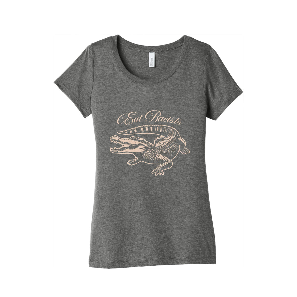 Eat Racists Womens Triblend Tee Unisex