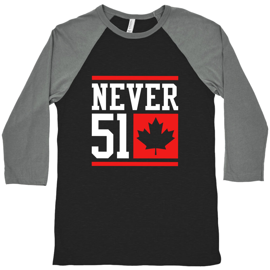 Never 51 Elbows Up Baseball Tee Unisex