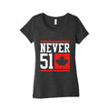 Never 51 Elbows Up Womens Triblend Tee Unisex