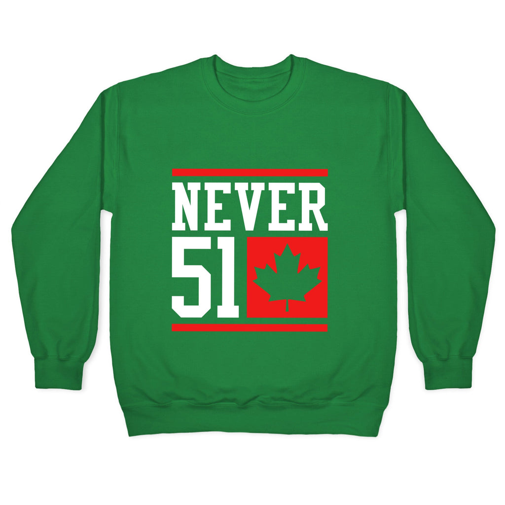 Never 51 Elbows Up Crewneck Unisex