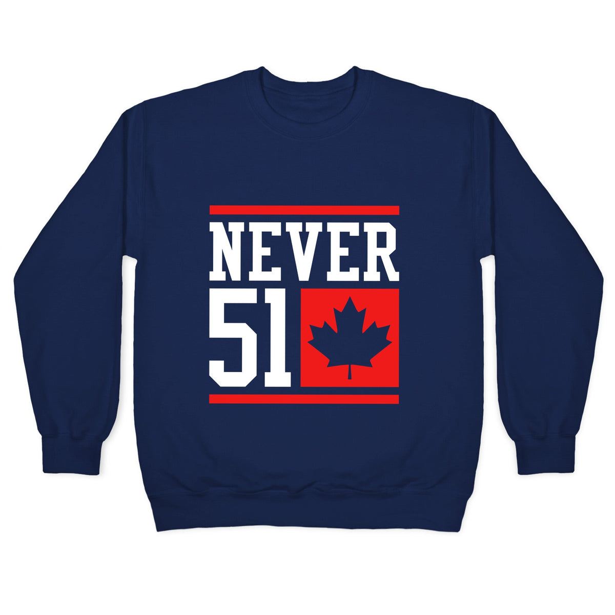 Never 51 Elbows Up Crewneck Unisex