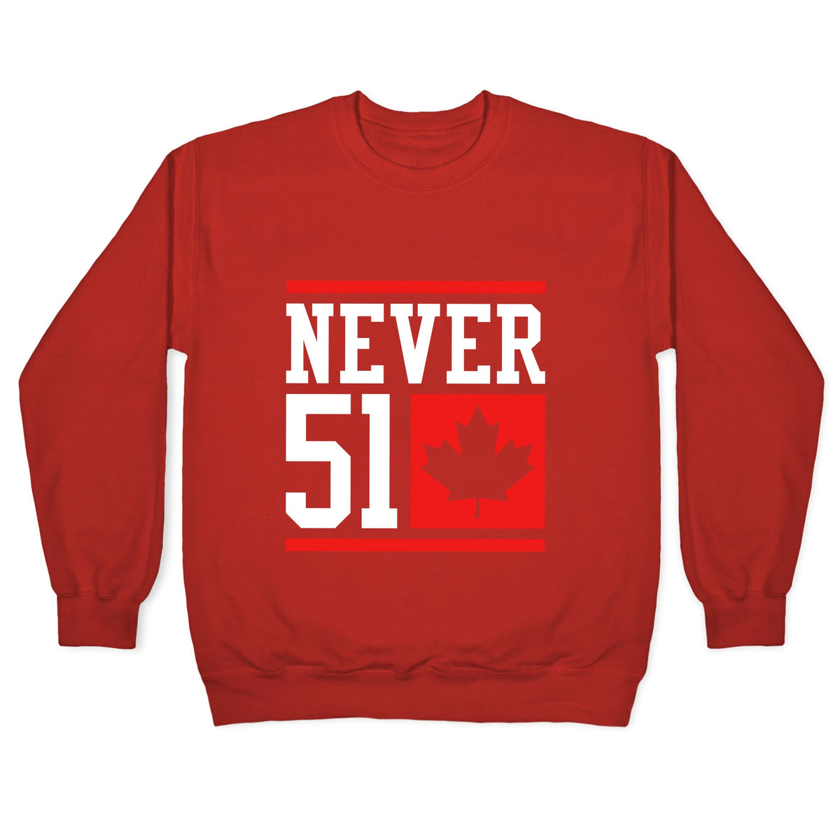 Never 51 Elbows Up Crewneck Unisex