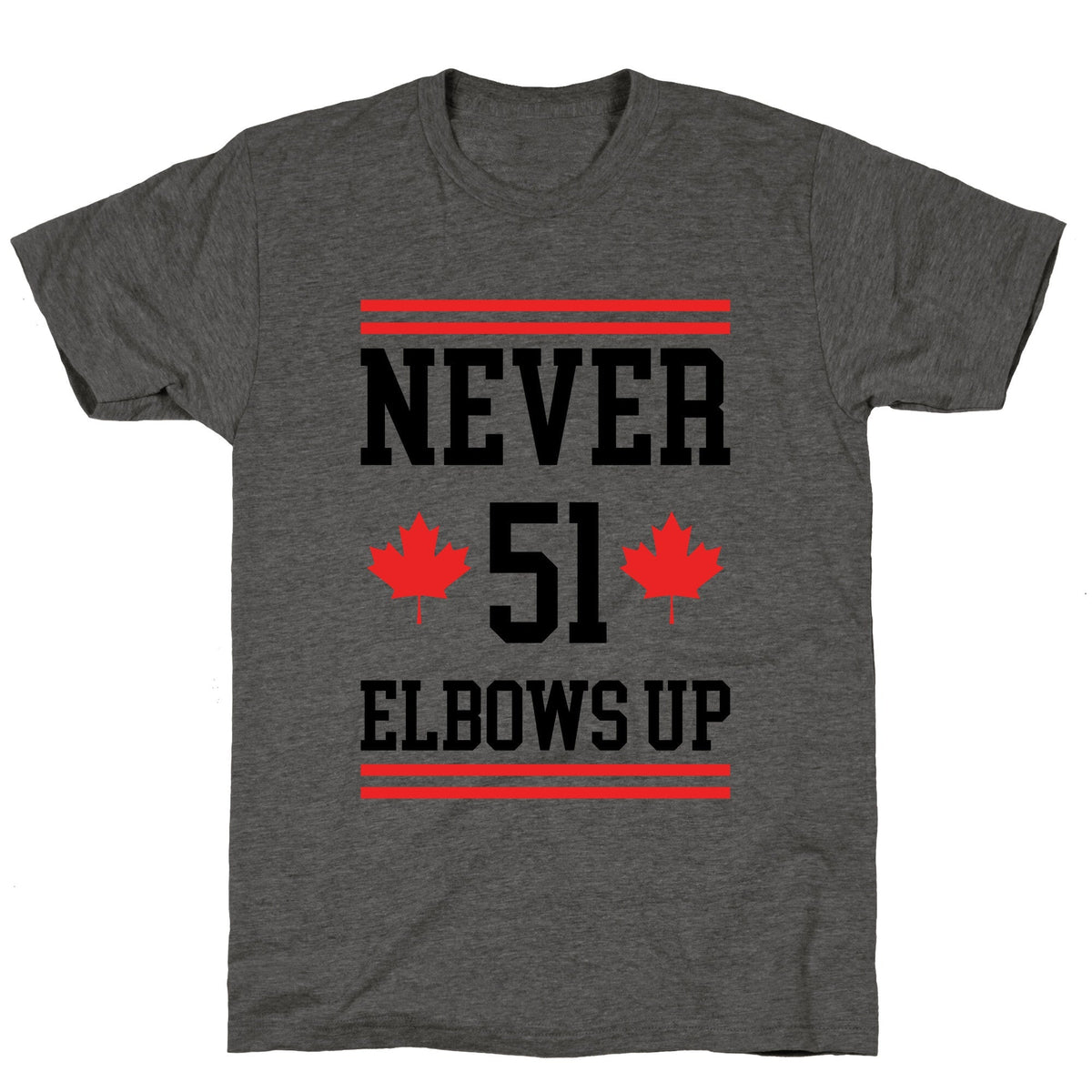 Elbows Up Never 51 Unisex Triblend Tee Unisex