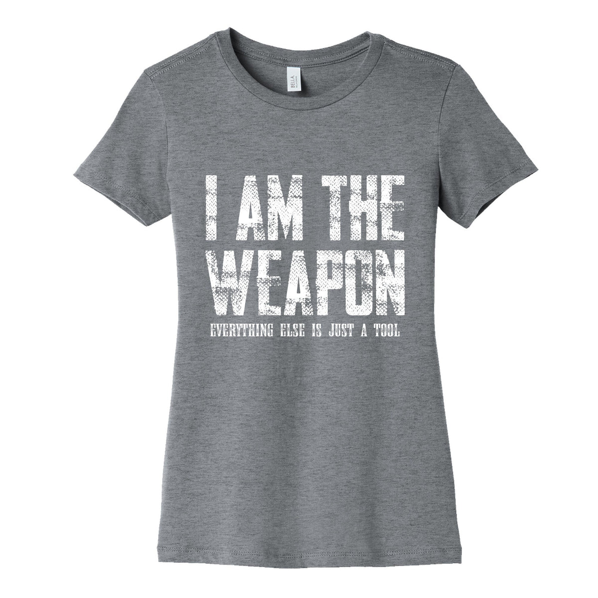 I Am The Weapon Womens Cotton Tee Unisex