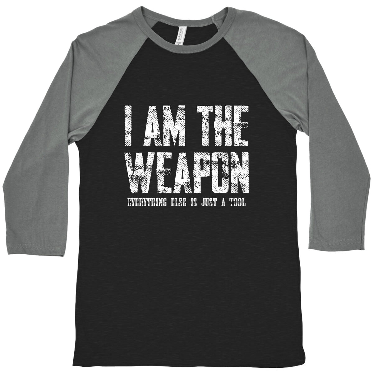 I Am The Weapon Baseball Tee Unisex