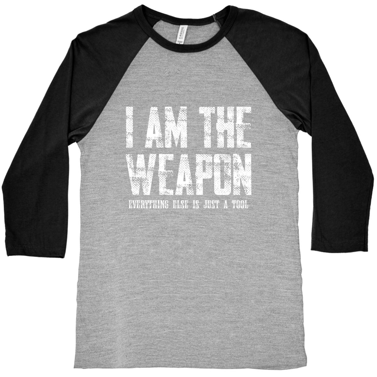 I Am The Weapon Baseball Tee Unisex