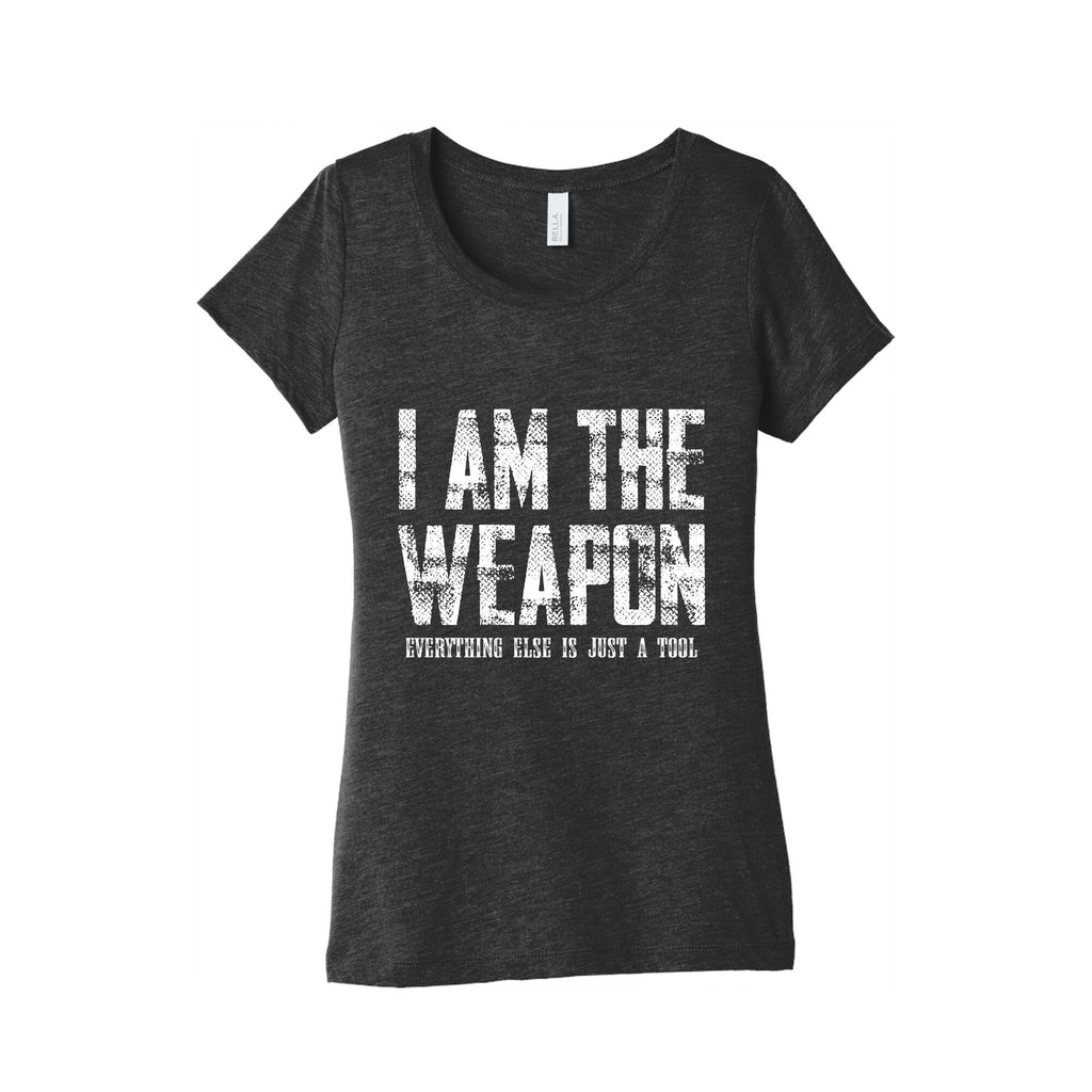 I Am The Weapon Womens Triblend Tee Unisex