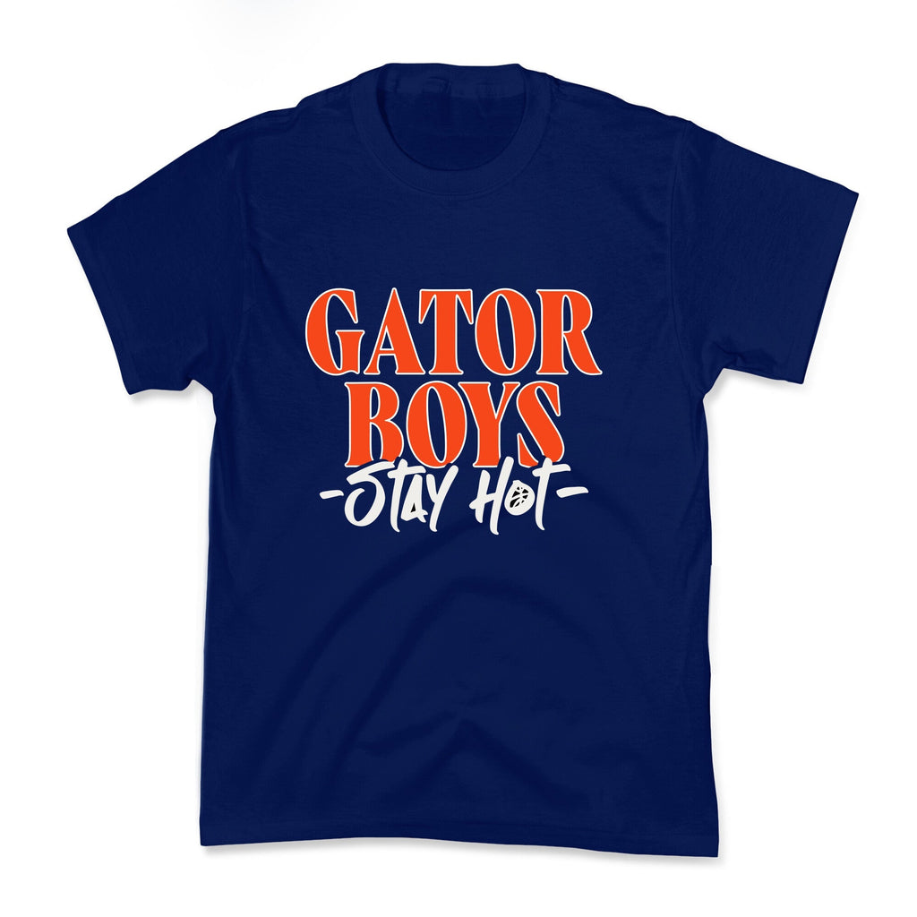 Gator Boys Stay Hot Florida Basketball Kids Tee Unisex