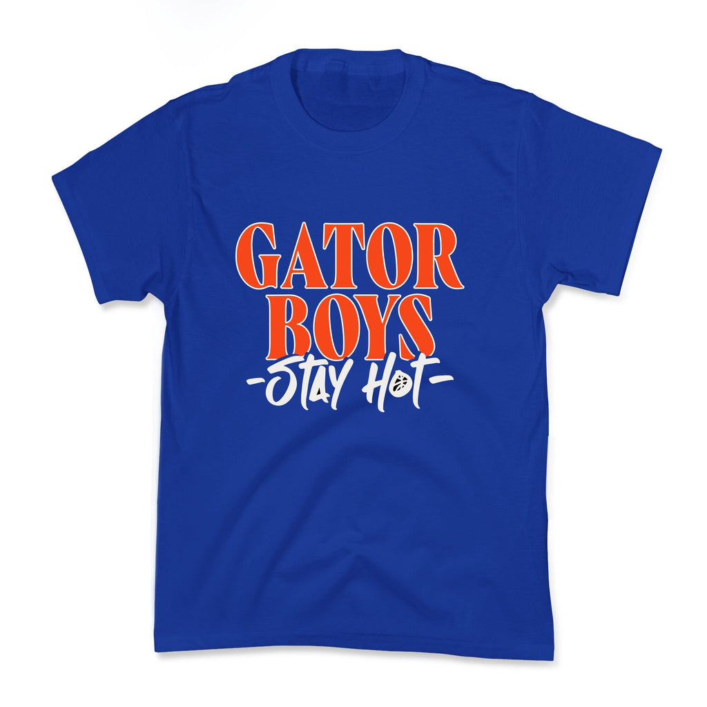 Gator Boys Stay Hot Florida Basketball Kids Tee Unisex
