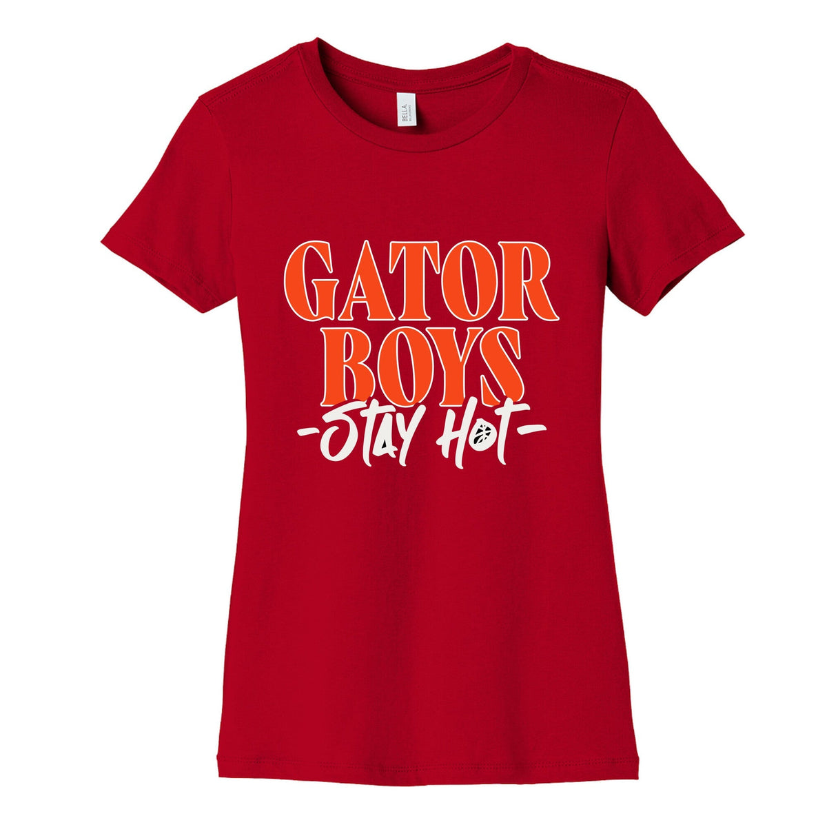 Gator Boys Stay Hot Florida Basketball Womens Cotton Tee Unisex