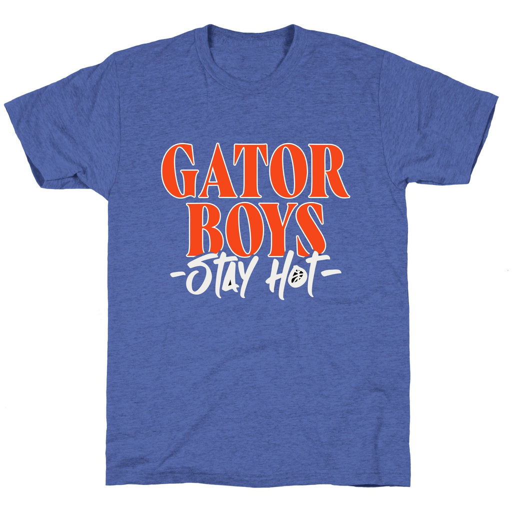 Gator Boys Stay Hot Florida Basketball Unisex Triblend Tee Unisex