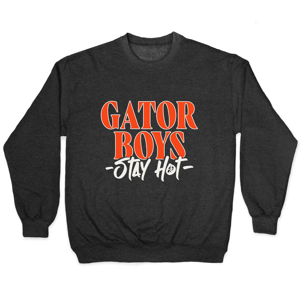 Gator Boys Stay Hot Florida Basketball Crewneck Unisex