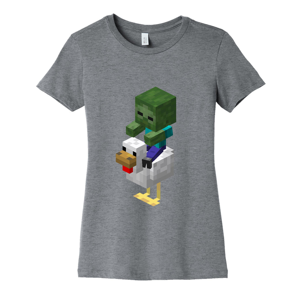 Chicken Jockey Womens Cotton Tee Unisex