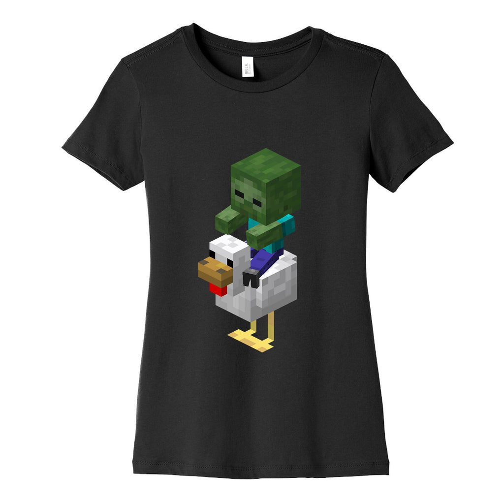 Chicken Jockey Womens Cotton Tee Unisex