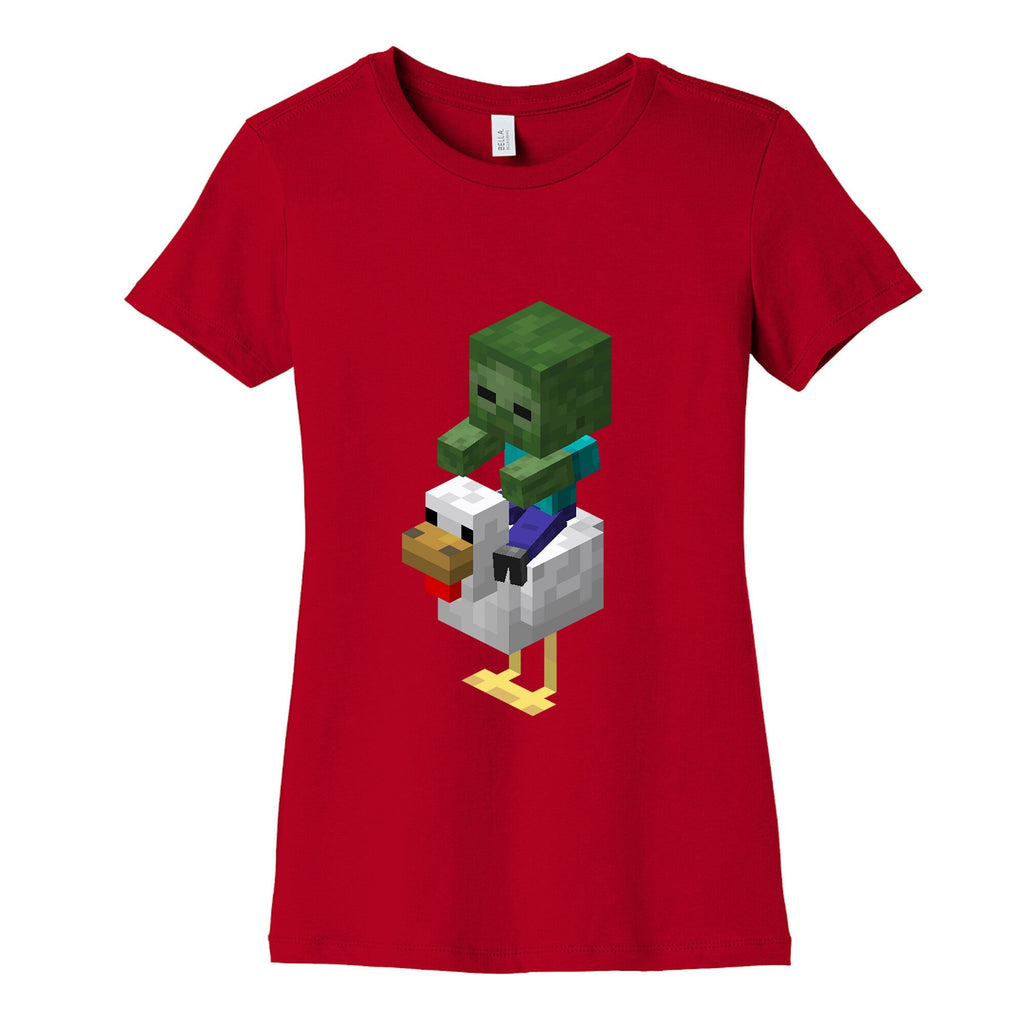Chicken Jockey Womens Cotton Tee Unisex
