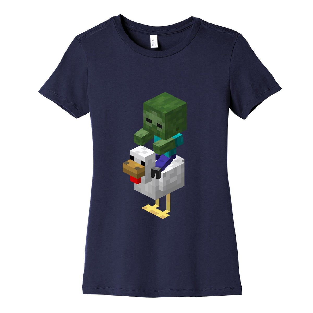 Chicken Jockey Womens Cotton Tee Unisex