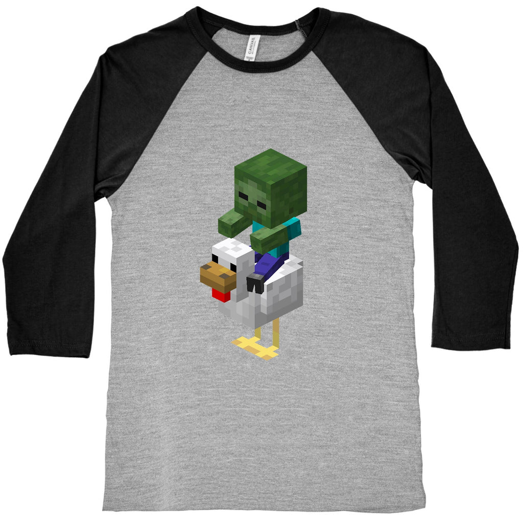 Chicken Jockey Baseball Tee Unisex