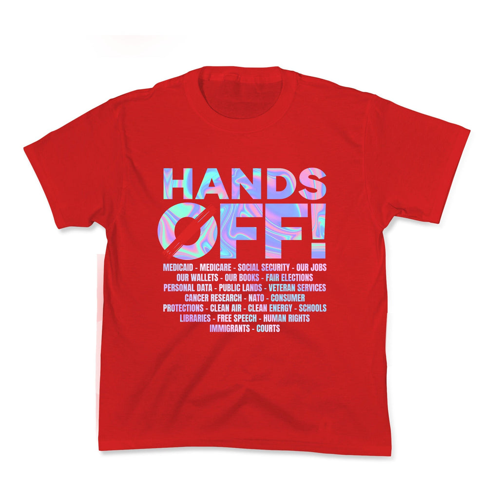 Hands Off Protest Kids Tee Unisex