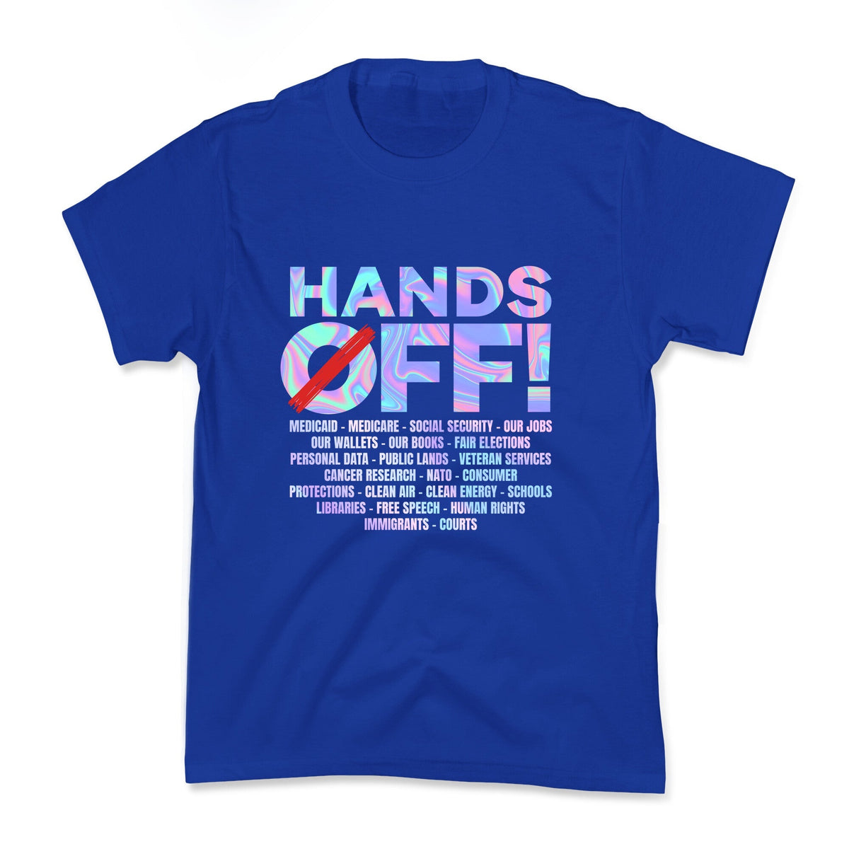 Hands Off Protest Kids Tee Unisex