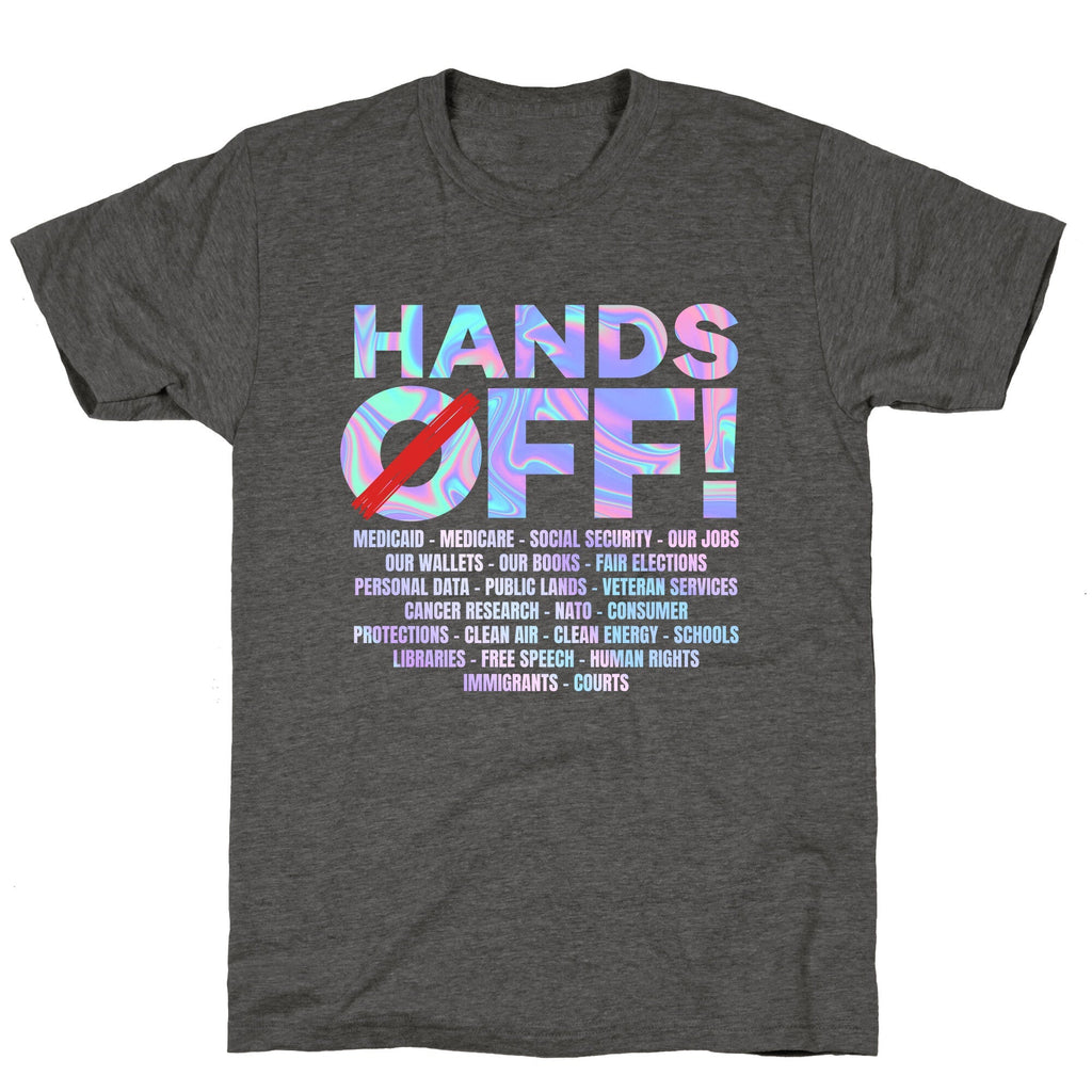 Hands Off Protest Unisex Triblend Tee Unisex