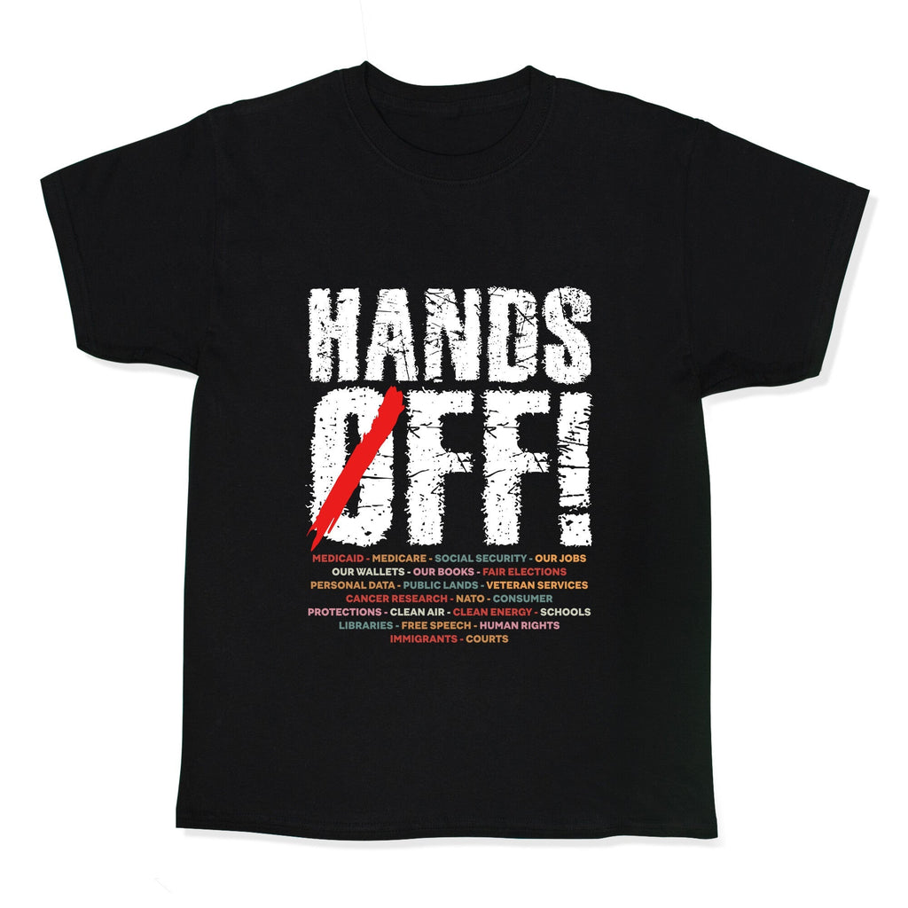 Hands Off Political Protest Kids Tee Unisex