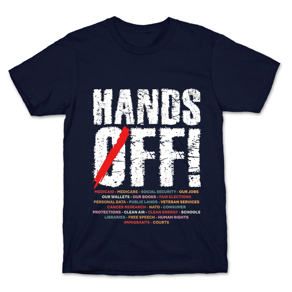 Hands Off Political Protest Unisex