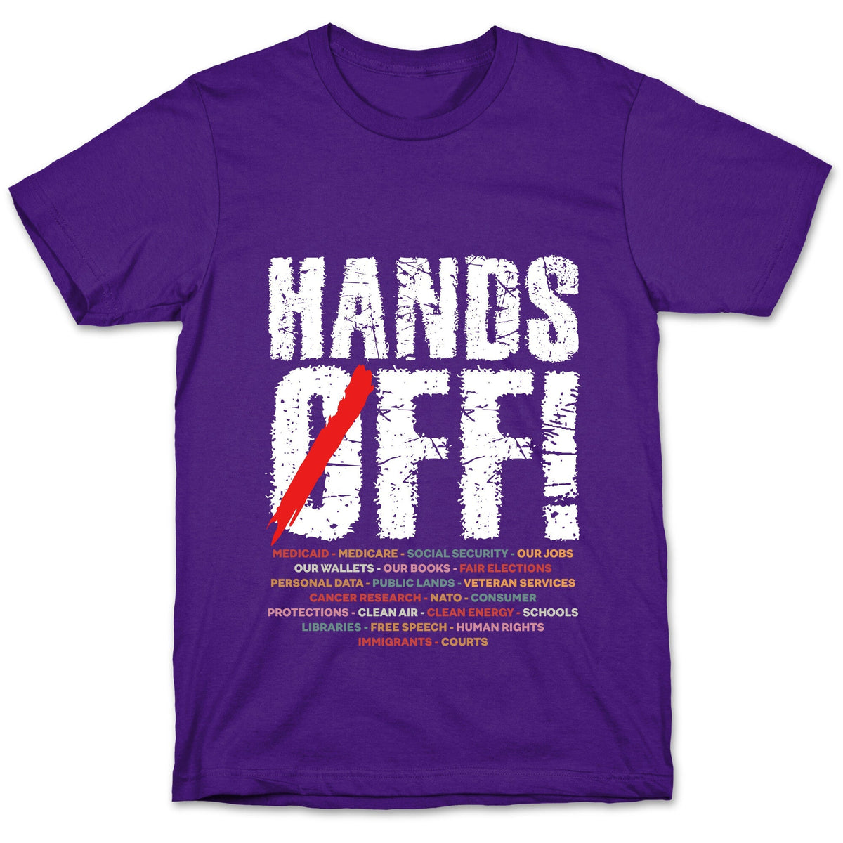 Hands Off Political Protest Unisex