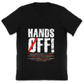 Hands Off Political Protest V-Neck Unisex